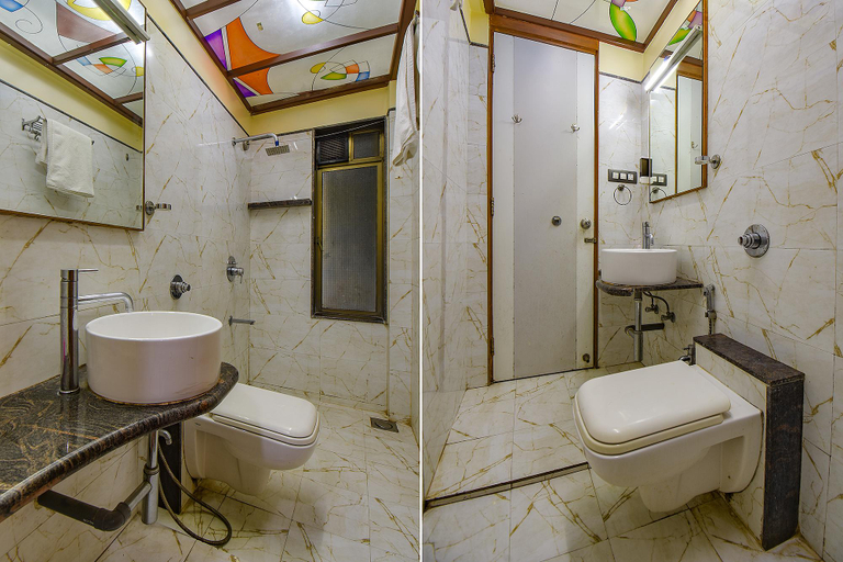 Bathroom, FabHotel SR Wakad - Nr. Mall of Millenium, Pune