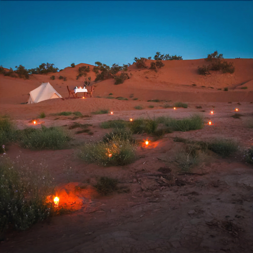 Property grounds, Bivouac les Hommes Bleus exclusive camp, Ouarzazate