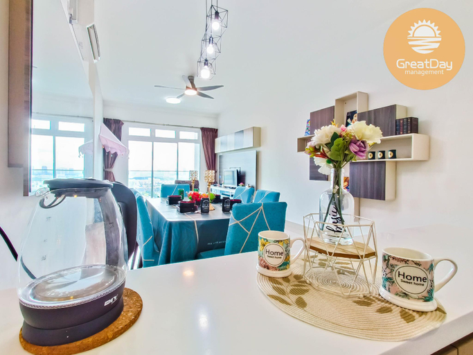 Food & Drinks, JB City Twin Galaxy 2BR by GreatDay / near CIQ KSL, Johor Bahru