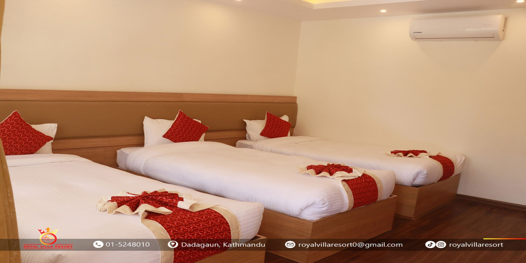 Room 2, MeroStay 029 Royal Villa Resort, Bagmati