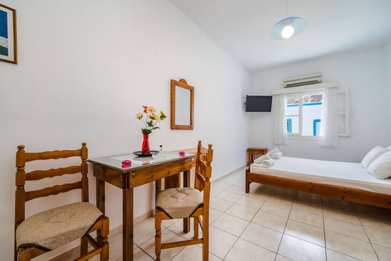 Bedroom 3, Ancient Thera Apartments, South Aegean