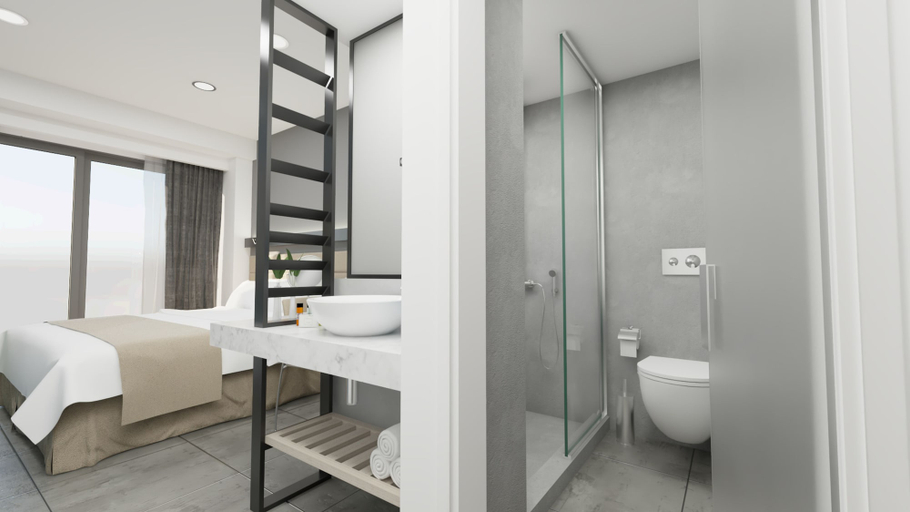 Bathroom 4, Hotel Avra by Smile hotels, Attica