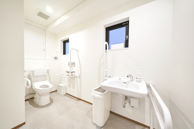 Bathroom 5, WeBase Hakata Hostel, Fukuoka