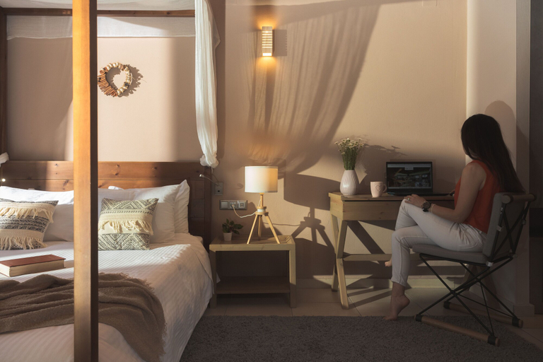 Bedroom 3, Rouista Tzoumerka Resort, Epirus
