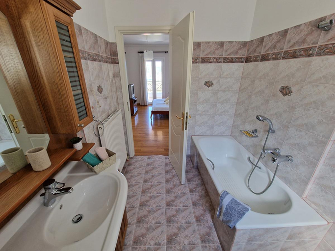 Bathroom 3, The Mirador Boutique Villa with Scenic Sea View, Attica