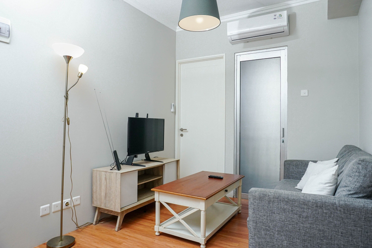 Living area 4, Cozy And Minimalist 2Br Apartment At Pakubuwono Terrace, South Jakarta
