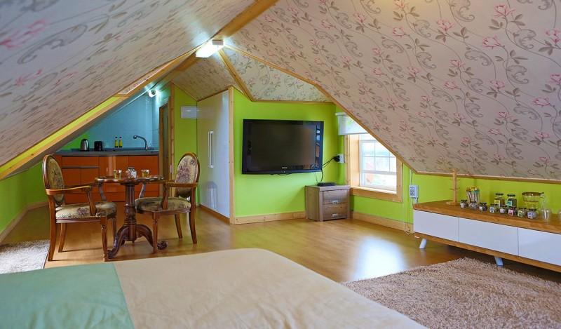 Bedroom 2, Ulsan Bluebird Pension, Buk