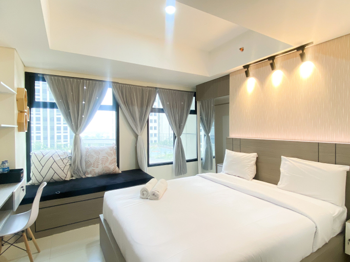 Bedroom 2, Cozy Studio Room at Pollux Chadstone Apartment By Travelio, Cikarang