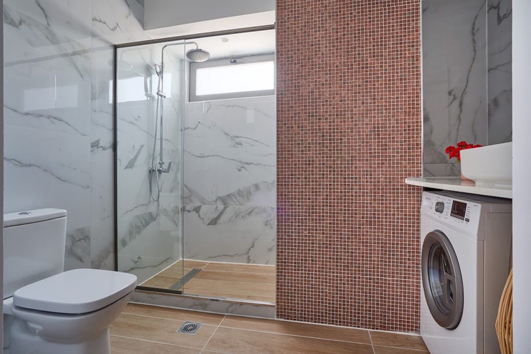 Bathroom 4, Sia Mare Seaside Apartments Faliraki, South Aegean