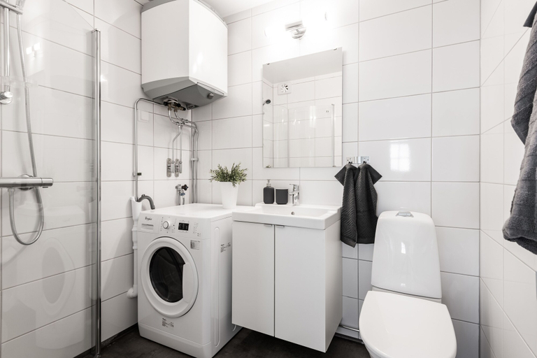 Bathroom, Rämsbyns fritidsby, Ludvika