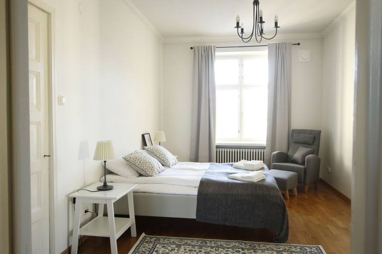 Bedroom 3, 2ndhomes Stunning Top Floor Residence with 2BR & Sauna, Uusimaa