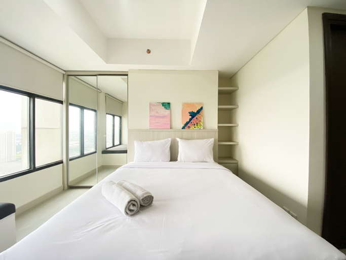 Bedroom 1, Cozy Stay and Homey Studio Pollux Chadstone Apartment By Travelio, Cikarang