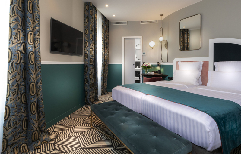 Bedroom 3, Hôtel Elysa - Luxembourg, Paris