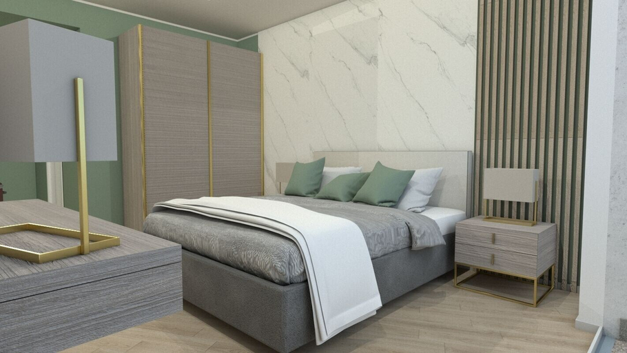 Bedroom 2, Hotel Byron, La Spezia