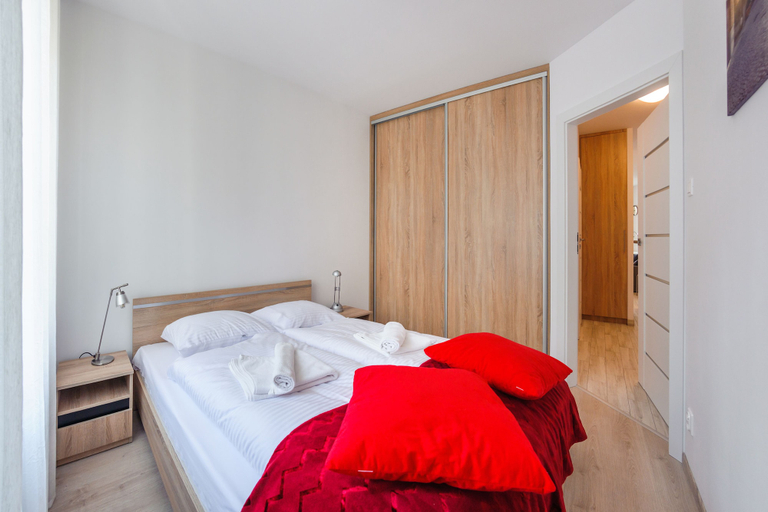 Bedroom 1, Apartamenty Sun&Snow Bursztynowe Osiedle, Nowy Dwór Gdański