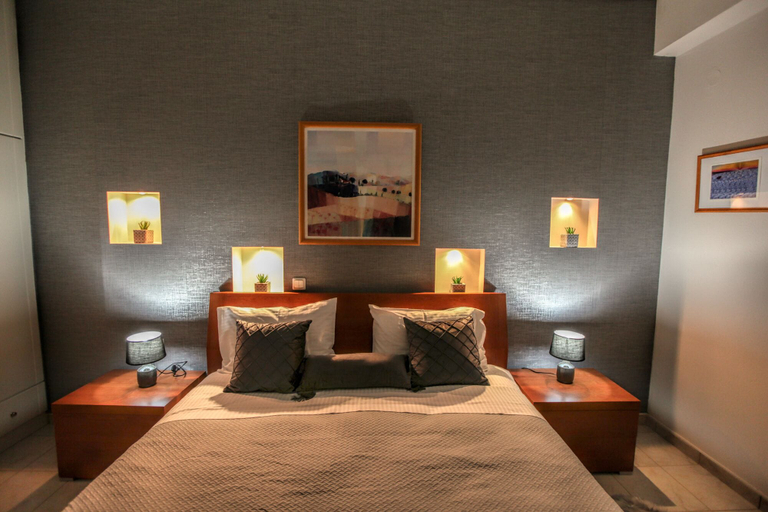 Bedroom 3, Grand Meteora Central Luxury Apartment, Thessaly