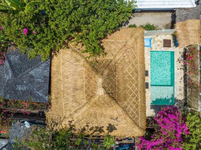 Exterior & Views, Villa Matahari: Cute 1 BR Villa with Private Pool in Gili Meno, Lombok