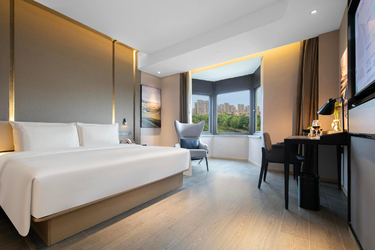Bedroom 2, Atour Hotel Jiashan Dazhong Plaza, Jiaxing