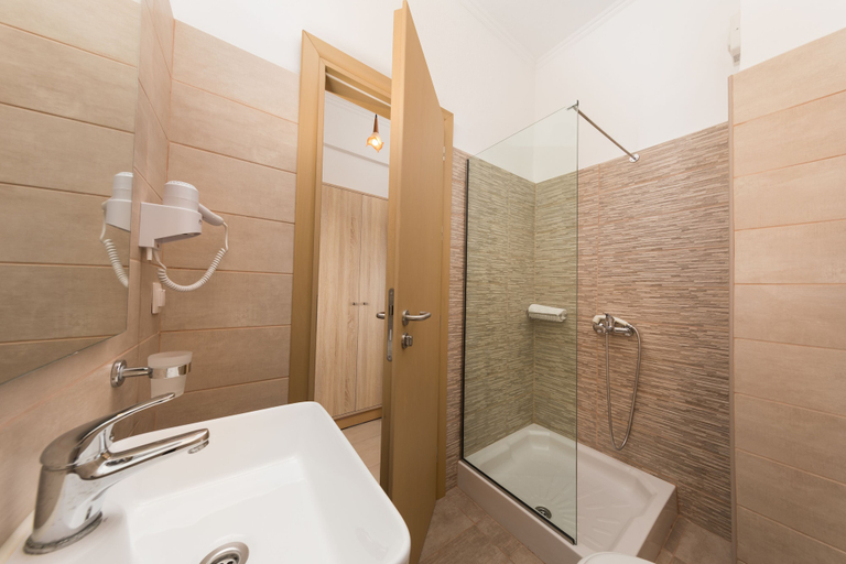 Bathroom 5, Lefkimi Hotel, Ionian Islands