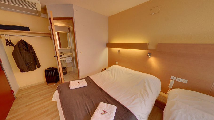 Bedroom 3, The Originals Access, Hôtel Béziers Est, Hérault