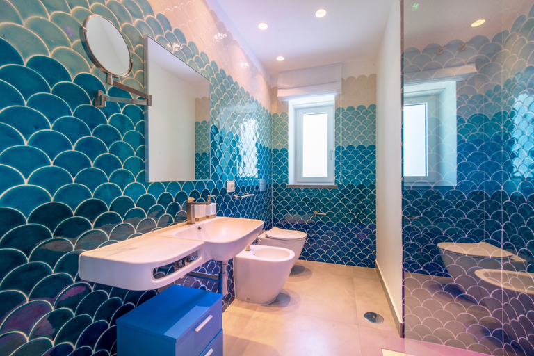 Bathroom 4, Beachfront Villa Sorrento & private sea access, Napoli