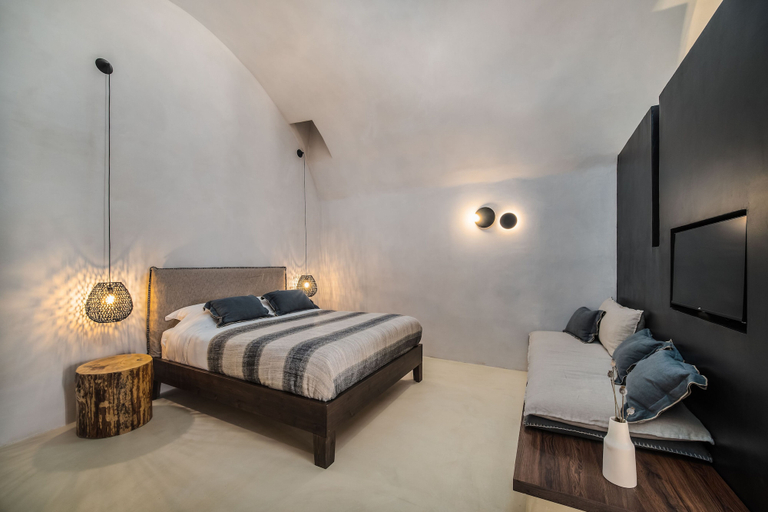 Bedroom 4, Phaos 1870 A Restored Winery, South Aegean