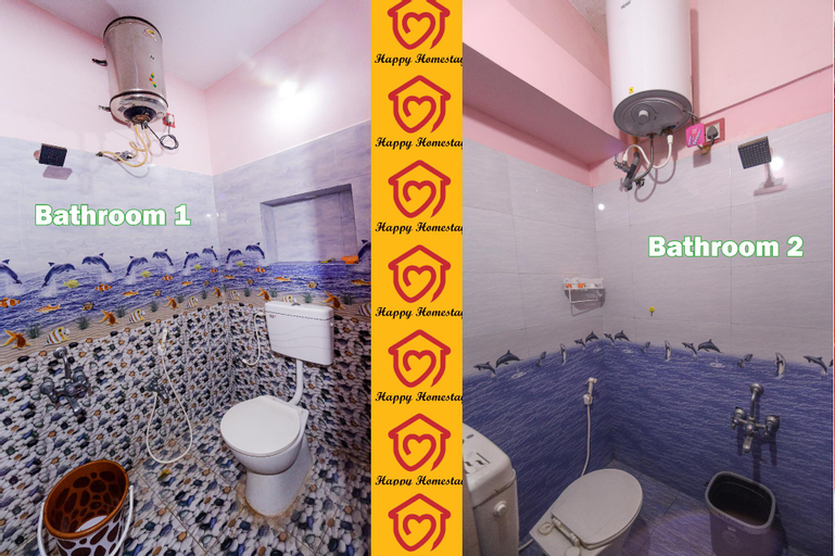 Bedroom 3, Happy Orange Villa (3 BHK) @ White Town, Puducherry