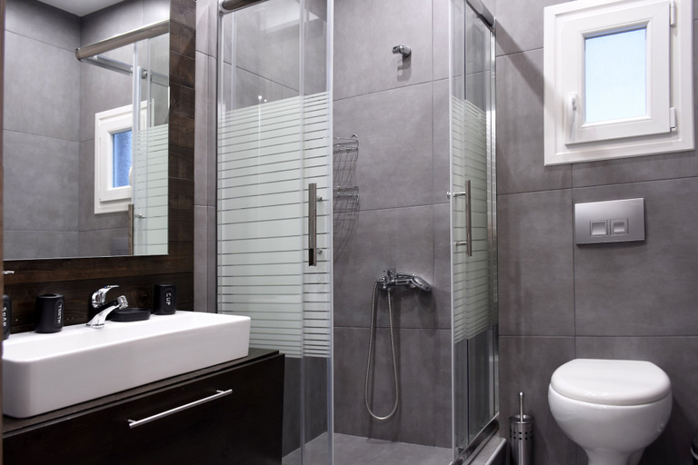 Bathroom, Narcissus Luxury Apt Must, Central Macedonia