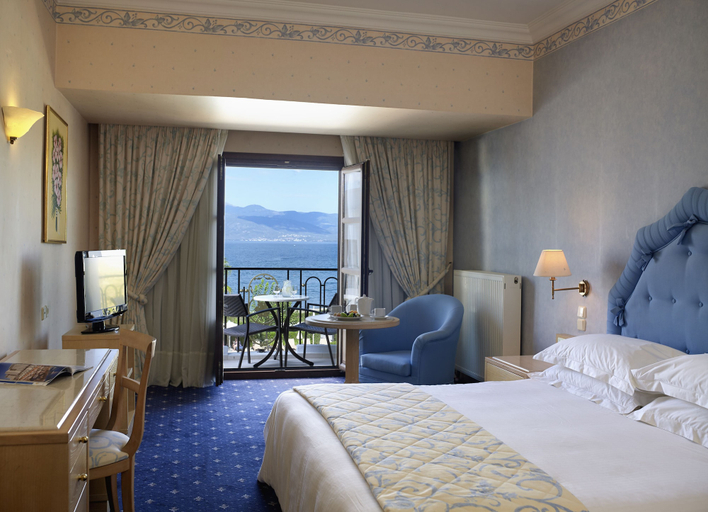 Bedroom 3, Mitsis Galini Wellness Spa & Resort, Central Greece
