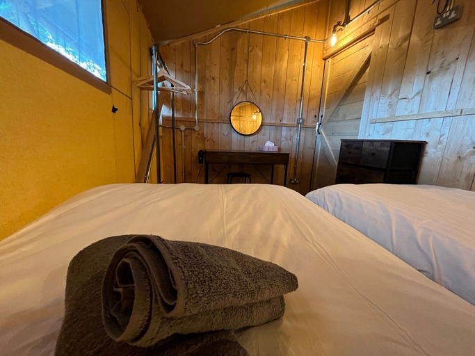 Bedroom 3, Aladdin Safari Tent, Pembrokeshire