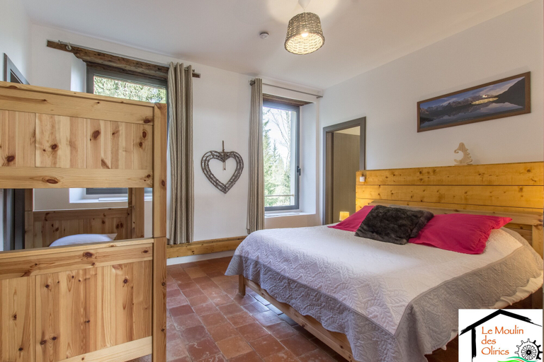 Bedroom 2, Le Moulin des Olirics, Haute-Savoie