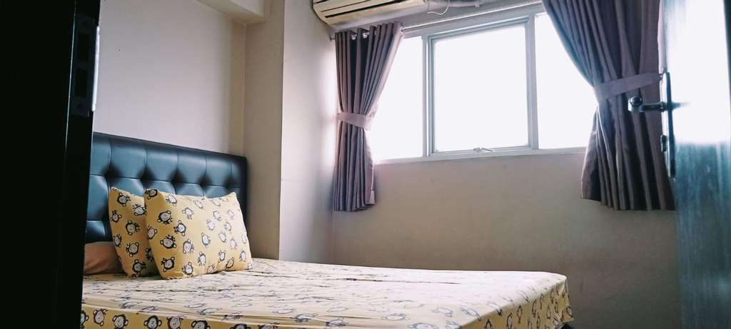 Bedroom 1, 2 Bedrooms at Sentra Timur Apartment by Rinto Property, East Jakarta