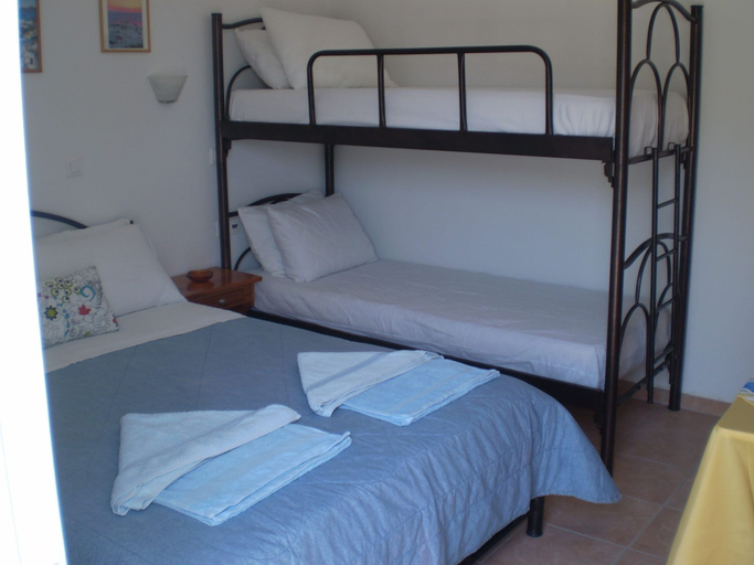 Bedroom 3, Galini Pension, South Aegean