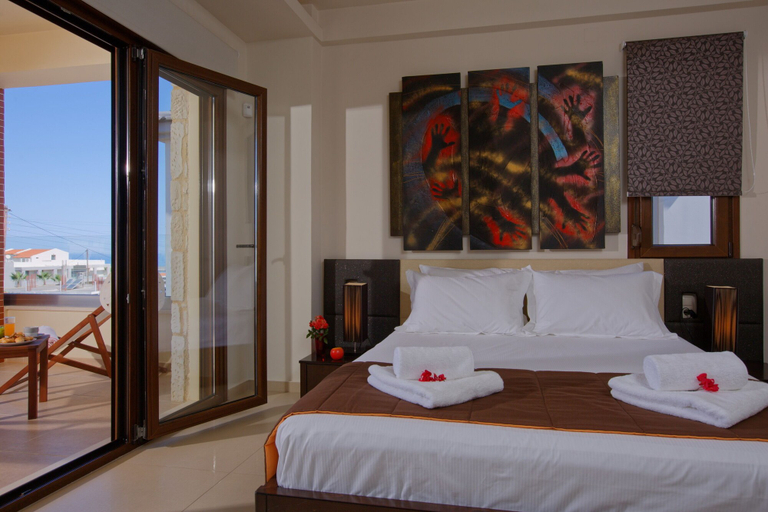 Bedroom 3, Beatiful Villa in Gouves, Sea Views, Crete, Crete