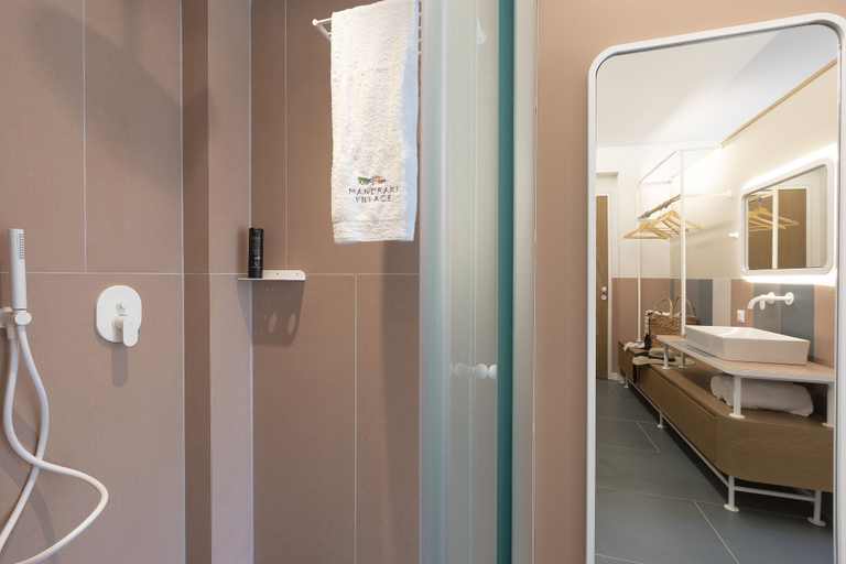 Bathroom 5, Mandraki Village Boutique Hotel, Thessaly