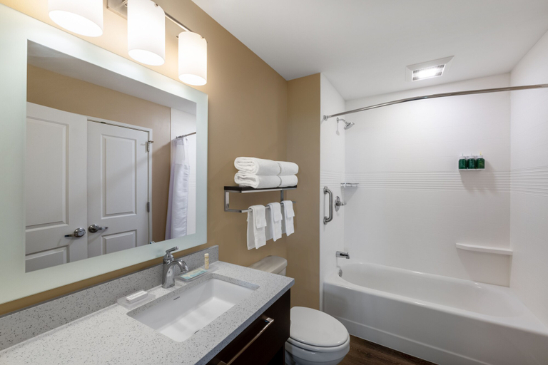 Bathroom 3, TownePlace Suites by Marriott Indianapolis Airport, Indianapolis