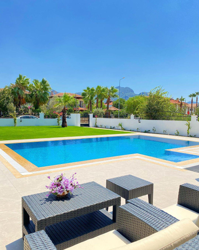 Balcony/terrace 3, Villa Organic Dalyan 6 Person Private Luxury Villa, Ortaca