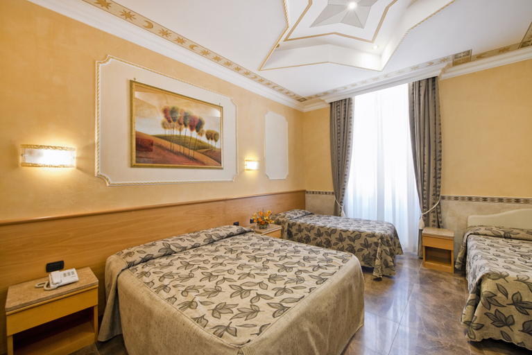 Bedroom 3, Hotel Marco Polo, Rome