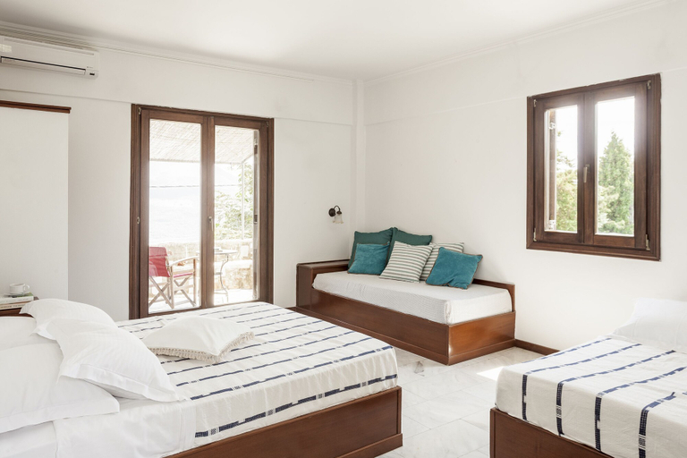 Bedroom 3, Luxurious Mani Peninsula Traditional Tower, Peloponnese