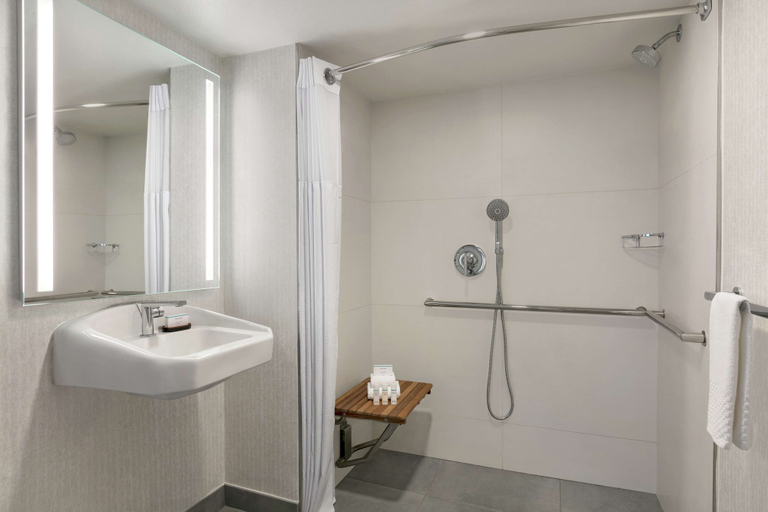 Bathroom 5, Embassy Suites by Hilton Los Angeles Downey, Los Angeles