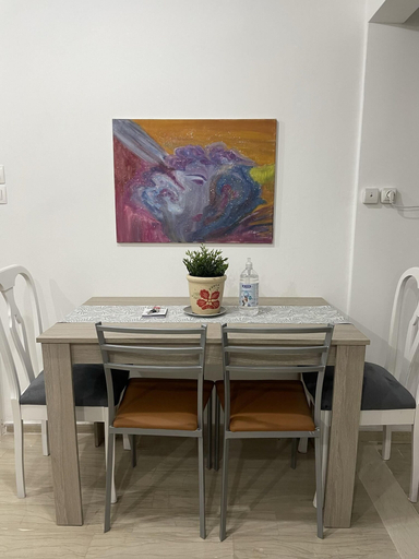 Private kitchen 3, Charming 2-bed Apartment in Kallithea, Attica
