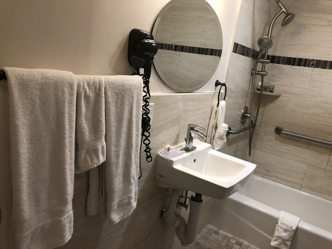 Bathroom 4, Lombard Plaza Motel, San Francisco