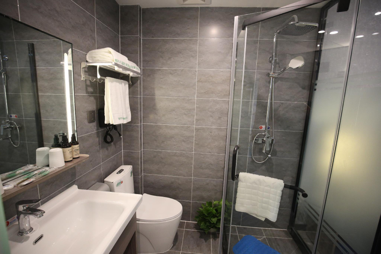 Bathroom 4, City 118 Selected Hotel Tengzhou Railway Station, Zaozhuang