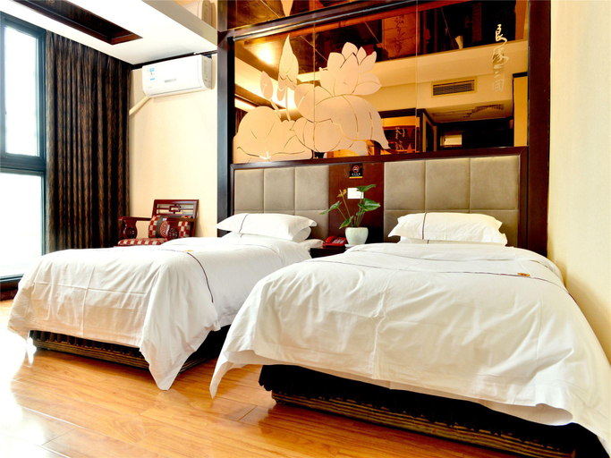 Bedroom 2, Liangyuan Sanguo Wenhua Hotel, Mianyang