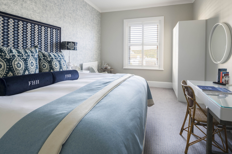 Bedroom 3, Harbour Hotel Fowey, Cornwall