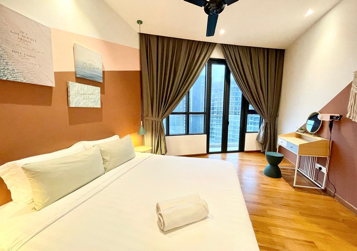 Bedroom 3, KL Gateway ☛ FAMILY Staycation for 8 pax by MOKA , Kuala Lumpur