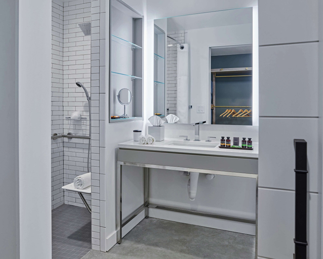 Bathroom 4, Canopy by Hilton Portland Pearl District, Multnomah