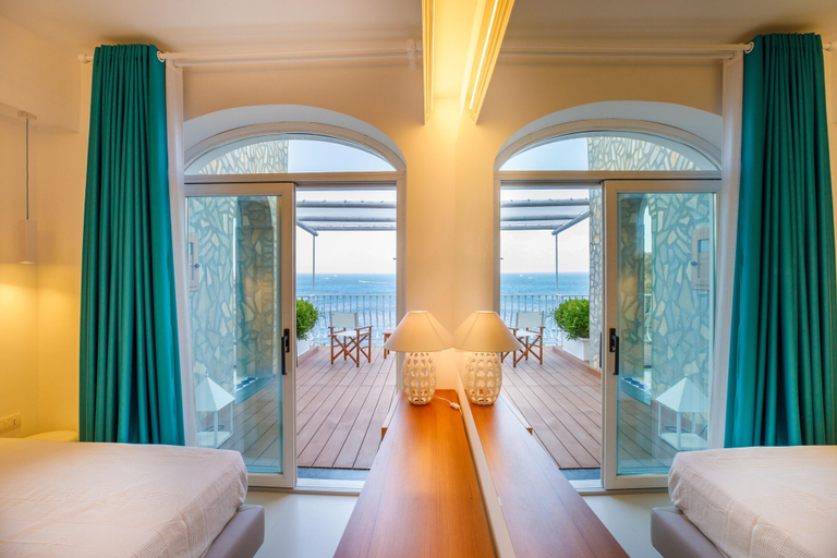 Bedroom 2, Amalfi Coast Luxury Villa with Swimming Pool, Salerno