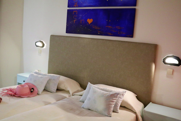 Bedroom 3, John & Mary's Studios, South Aegean