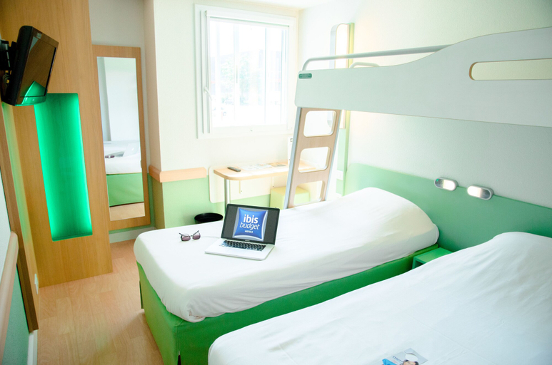 Bedroom 4, ibis budget Aeroport le Bourget Garonor, Seine-Saint-Denis